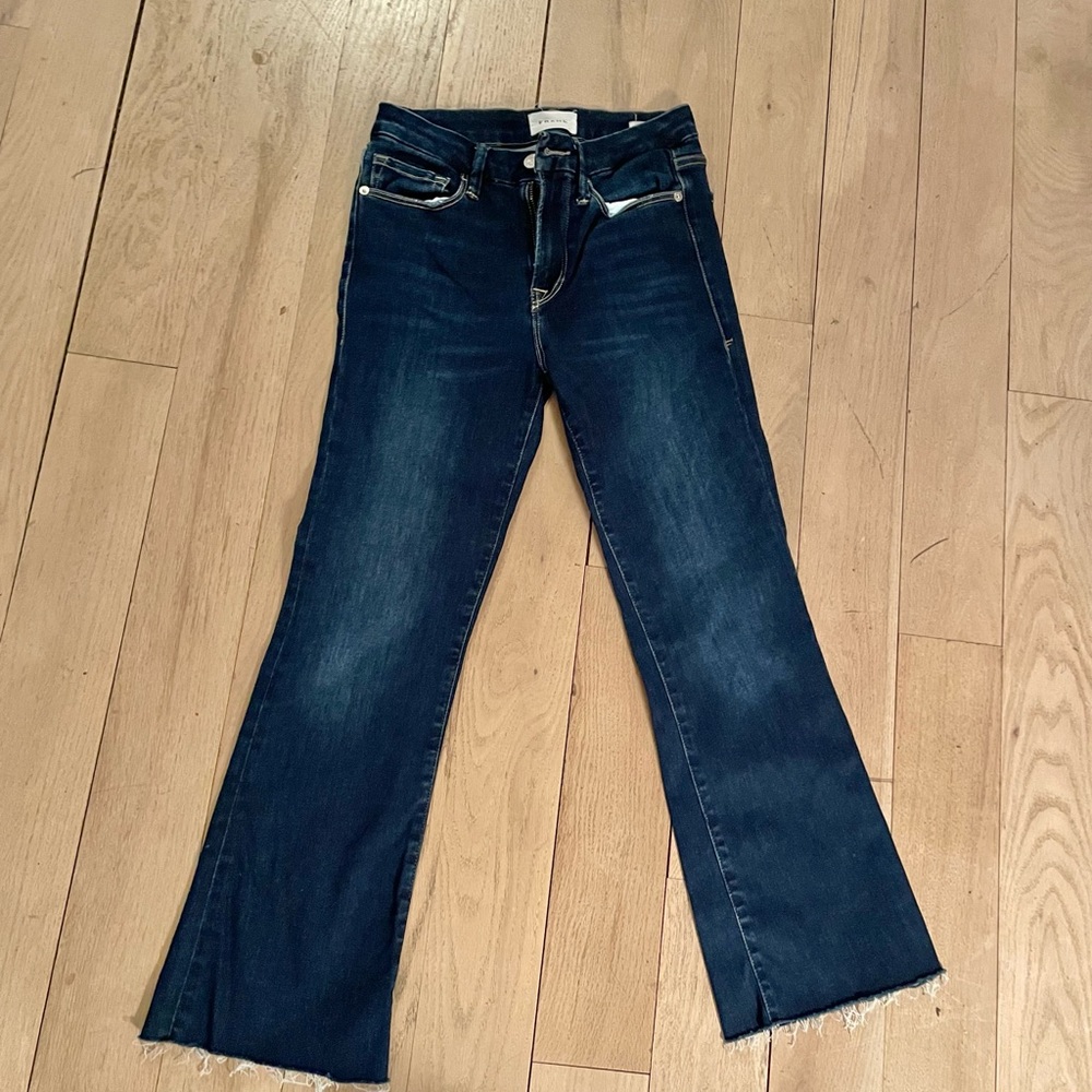 Frame Jeans Le Crop Mini Boot